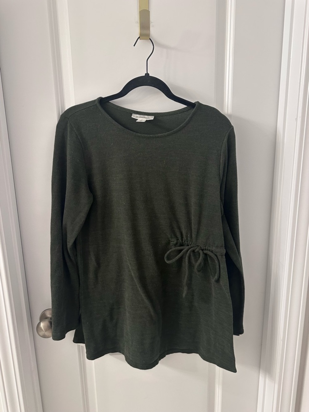 Dark Green Maternity Top